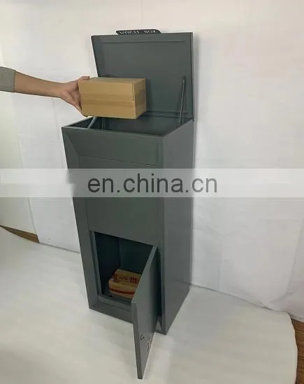 Wholesale Custom Outdoor Steel Metal Parcel Post Letter Mail Drop Delivery Box photo-5