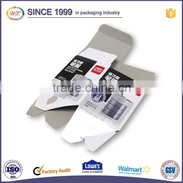 Custom Printed Folding Corrugated Carton Cardboard Paper Whiteboard Box photo-2