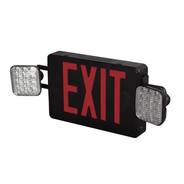 DF-2 UL LED Battery Backup Emergency Light Dual Head EXIT Sign Light photo-3