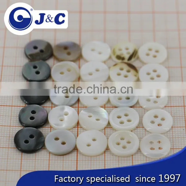 J&C Dyeing Colour Trocas Shell Buttons for Fashion Shirt. photo-6