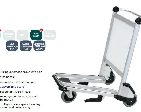 Airport Luggage Baggage Trolley Cart With Wheels photo-5