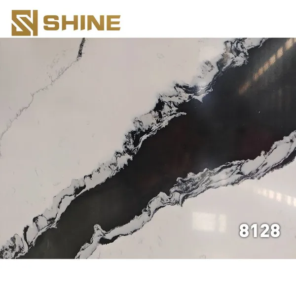 Modern Artificial Polished Kitchen Countertop Quartz Top photo-5