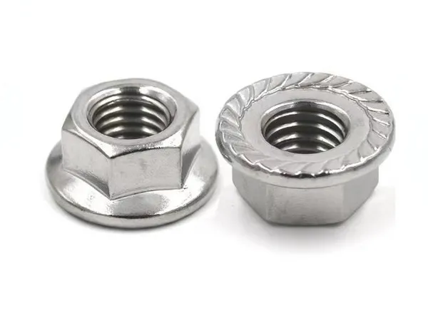 304 Stainless Steel Fasteners, Bolts, Flange Nuts, DIN6923 Anti Slip Nuts photo-3