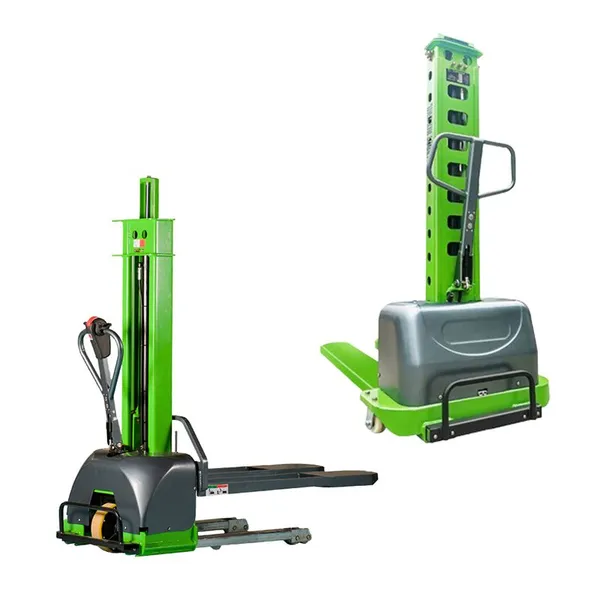 Semi Self Electric Self-Lift Stacker Hand Forklift