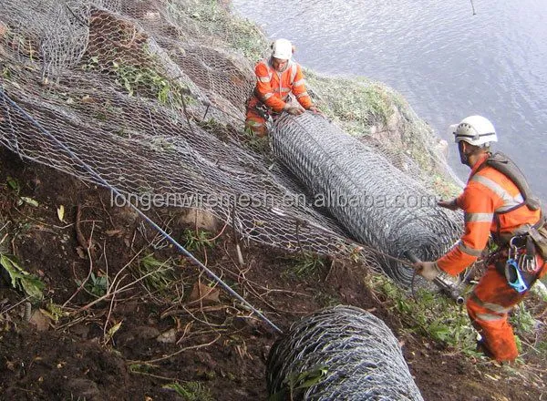 Wholesale Hr30 Rockfall Protection Mesh Reinforced Hexagonal Netting for Slope Protection and Rockfall photo-5