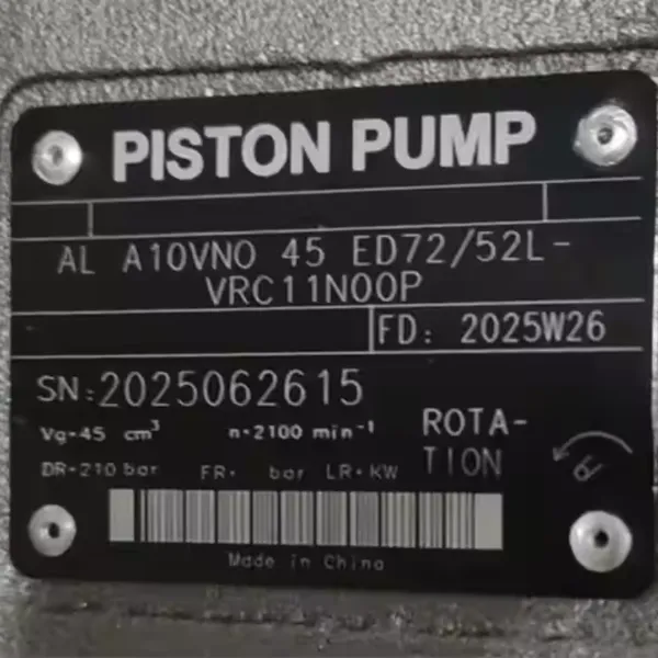 A10VO63 A10VO85 AHA10VO71 Hydraulic Pump R902534332 AHA10VO71ED72/31R-VSC42K68P AL A10VNO 45ED 7252L VRC11N00P photo-5
