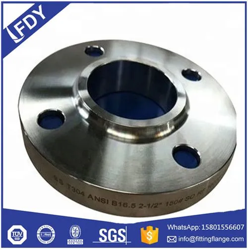 ASME B16.5 ASTM A182 F304l Фланцевый переходник, насаженный сварной фланец