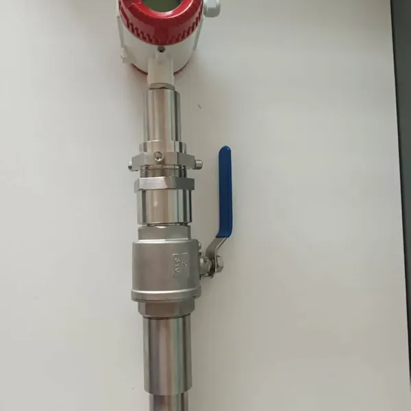 insertion liquid turbine flow meter