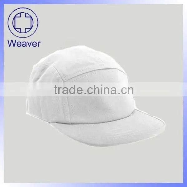 Distressed Cutom Blank 5 Panel Cap / Wholesale Cotton Custom Blank Camp Cap photo-4