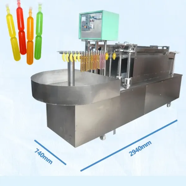 Tube Crushed Ice Ice Pop Filling Sealing Machine photo-4