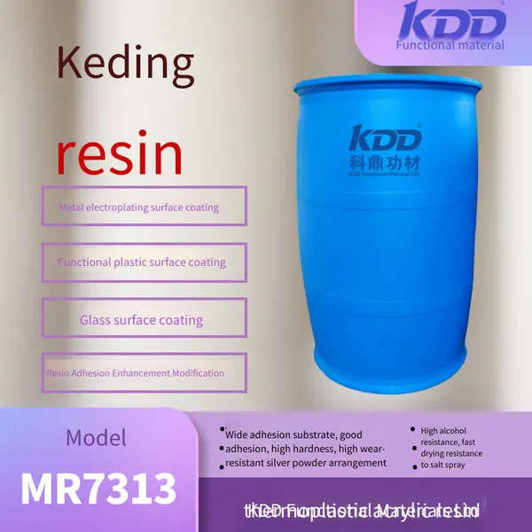 KDDresin MR7313High TG Thermoplastic Acrylic Resin Specially Used for Plastic Paint Electroplating Protection Varnish