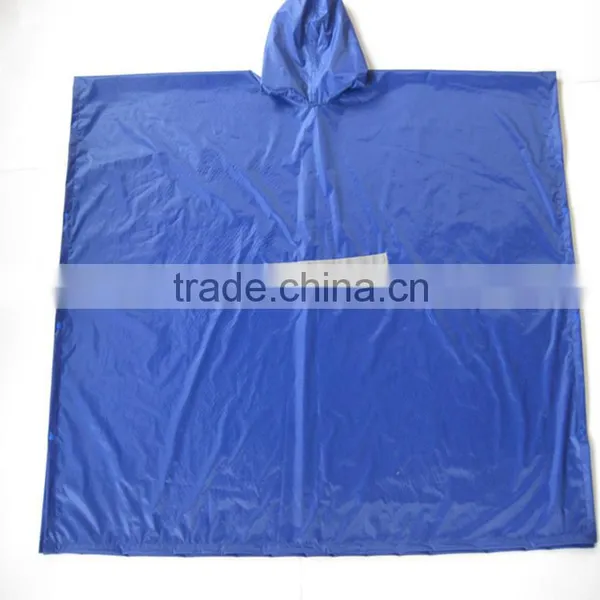 Hooded Polyester Pvc Long Raincoat Custom Printed Rain Ponchos photo-2