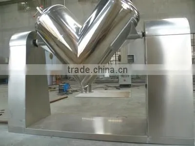 Factory Direct Sale V Shape Stainless Steel Dry Powder Mixer photo-2