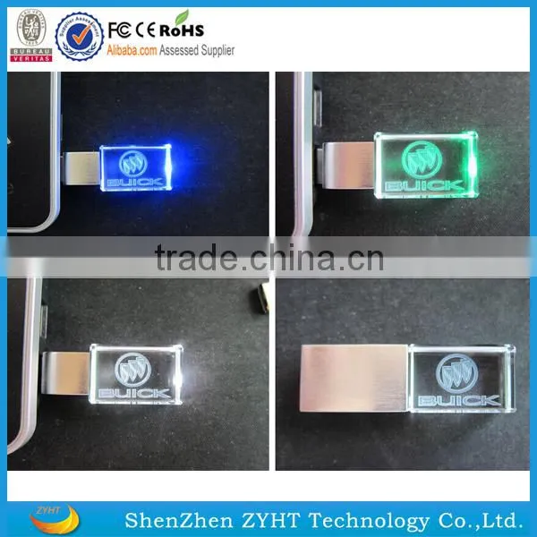 Factory Price 3D Engraved Logo Crystal Usb Flash Drive From Professional Manufacture Quality Choice photo-4