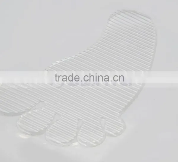 14.5*9 CM Washable Reusable, OPP Bag Packing PU Personalized Foot Shape Sticky Pad photo-5