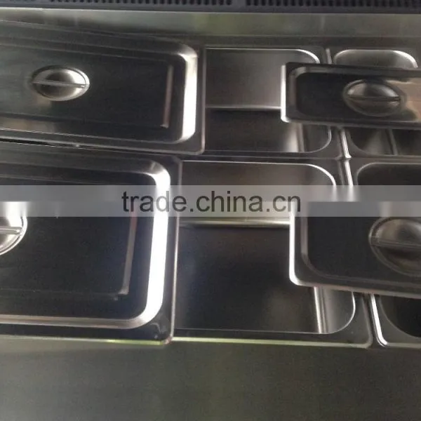 2016 NEW China Hot Sale Luxury Western Kitchen Equipment Gas Bain Marie With Cabinet photo-5