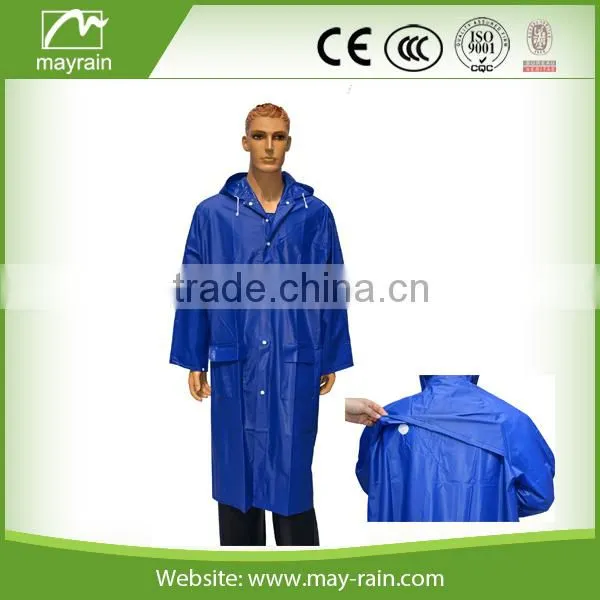 Adult Waterproof High-grade PVC Raincoat Poncho With Hood photo-5