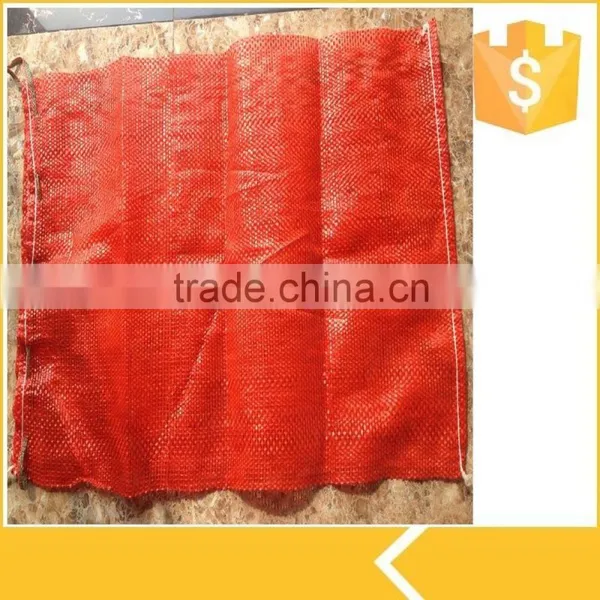 Red Tubular Mesh Bag for Vegetables