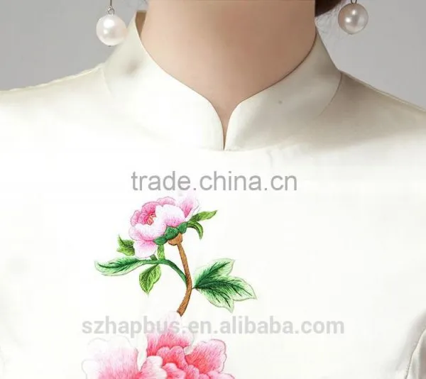Hot New Fashion Embroidered Dress Handmade Embroidery Made in China photo-4