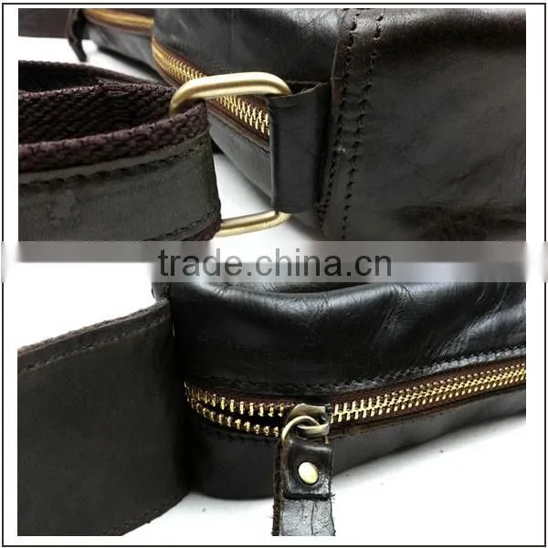 Fanshion Design Leisure Shoulder Backpack Genuine Leather Chest Bag for Men photo-6