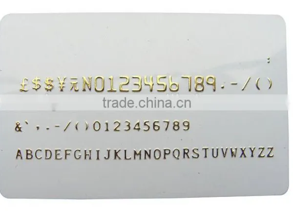 Manual Credit PVC Smart Card Embossing Machine photo-4