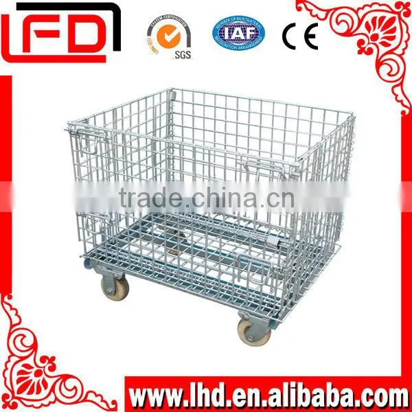 Advanced Processing Wire Mesh Storage Cage for Warehouse