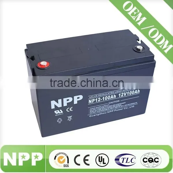 12v100ah Rechargerable Deep Cycle Solar Battery photo-2