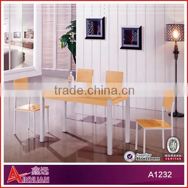 A1243 Big Promotion!!! 2015 Hot Sale Wooden Dining Table 4 Seaters Set photo-4