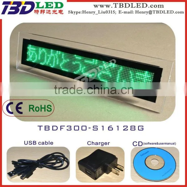 LED Desk Message Board/led Crystal Box Message Sign/hotel Led Message Sign photo-5