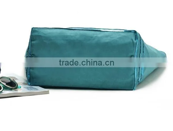 Personalized Designer High Quality Sequins Linen Beach Bag photo-4