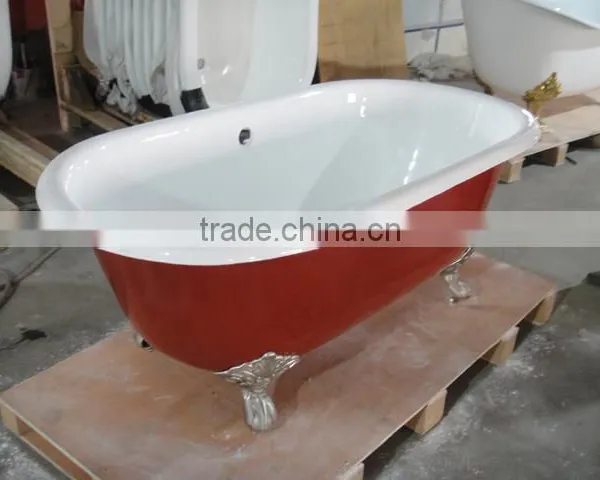 Bathroom Dual End Bath for Shower and Soaking