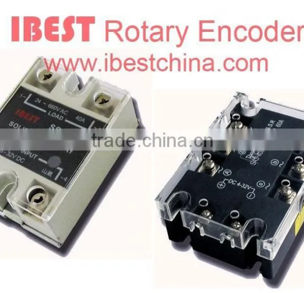 Single/Three Phase AC/DC Solid State Relay 5A/15A/25A/40A/50A/80A/100A, SSR Relay (IBEST)