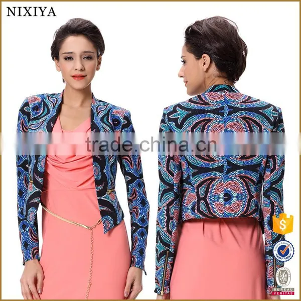 Wholesale Formal Print Fancy Suits Blazer