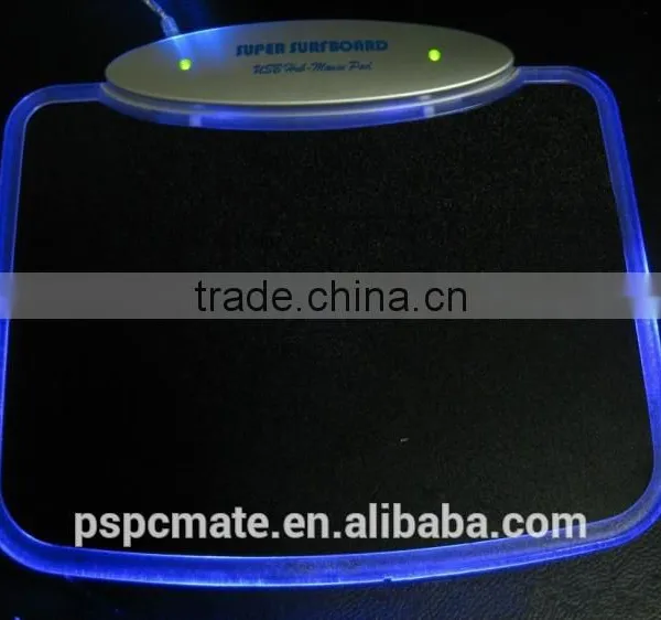 2.0 Usb Light Mouse Pad With Blue Light Mouse Mats photo-4