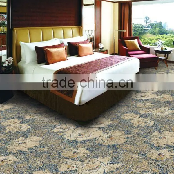 High Quality Luxury Warmth Fireproof Polyester Yarn Hotel Hall Corridor Carpet Customize Pattern Star Carpet photo-5
