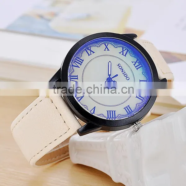 Classical Roman Numerals Face Women Watch photo-3