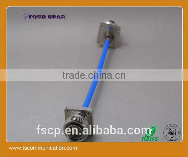 Semi-flexible RG401 Cable Assembly With 7/16 Female 32mmSQ Flange Connectors photo-5