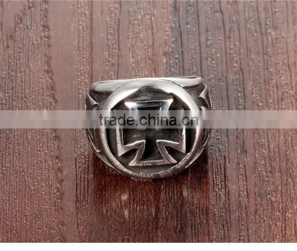 Wholesale Jewelry Stainless Steel 2016 Man Criss- Cross Ring photo-4