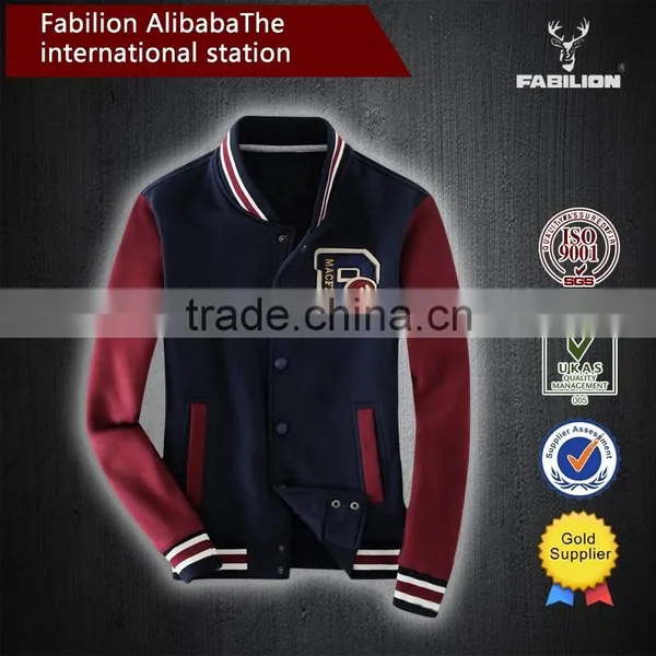 Custom Fashion New Lovers Baseball Uniform Coat for Couple Hoodies photo-2