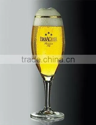 Exquisite Elegant Transparent Clear Goblet Beer Glass Cup Wholesale 260ml/9oz(glass Factory Had Passed FDA/EU/SGS)