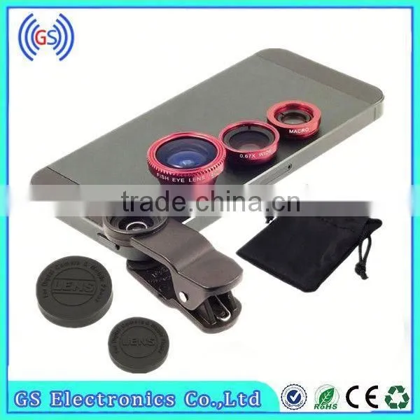 3 in 1 Universal Camera Lens,For Samsung Galaxy S4 Mini Fisheye Lens photo-5