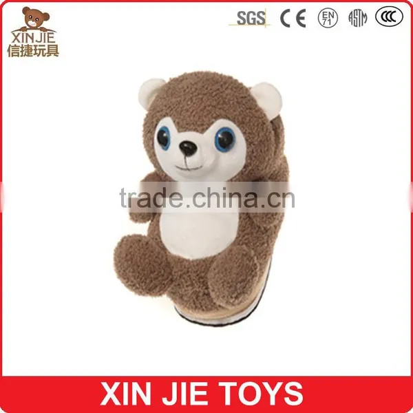 2015 Newest Plush Bear Slippers Good Quality Plush Slippers Manufactuer Winter Warmly Plush Slippers photo-6