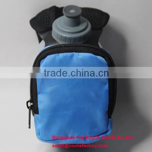 Durable Zipper Nylon Bottle Holder With Handle ,Bicycle Bottle Holder With Water Botter photo-3