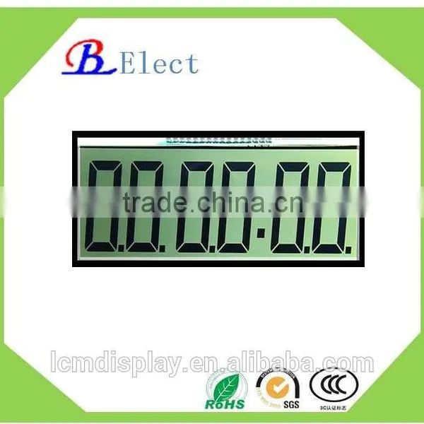 TN Custom 6digit 7segment Lcd Display With One-line Pin photo-3