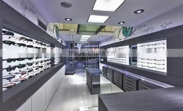 Newly Design Customized Fixture Optical Shop Counter Design photo-2