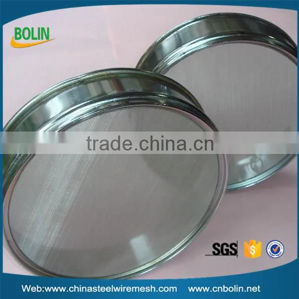 100 200 300 Micron Stainless Steel Woven Mesh Flour Test Sieve photo-3