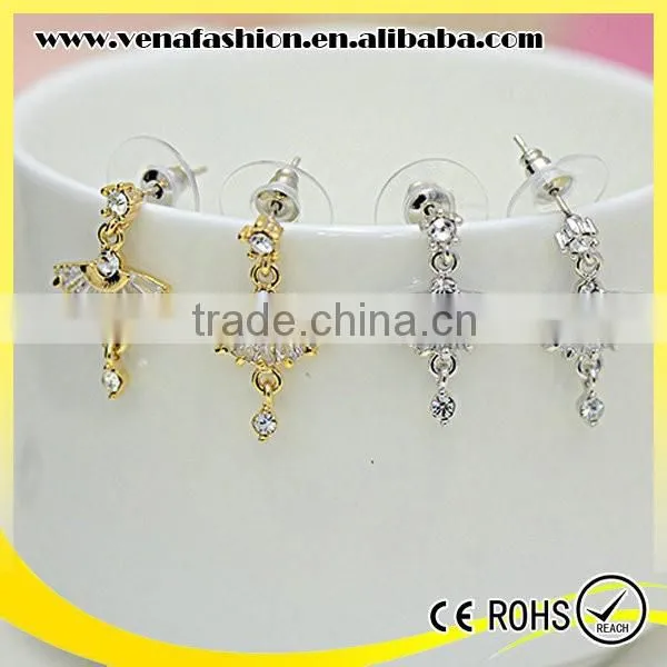 Yiwu Sector Shaped Small Litter Ballet Girl Earrings photo-4