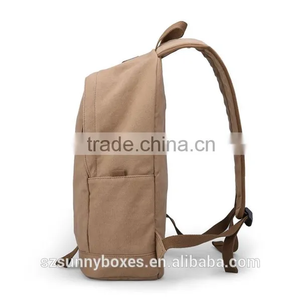 New Design Cotton Casual Bookbags Back Pack Bag Hiking Camping Pinic Backpack Quality Choice photo-3