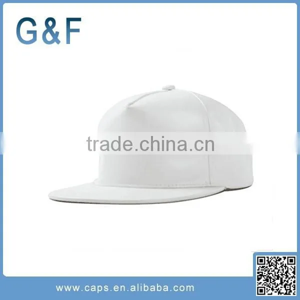 Cheap Promotional 6 Panel Leather Baseball Cap Without Logo photo-4