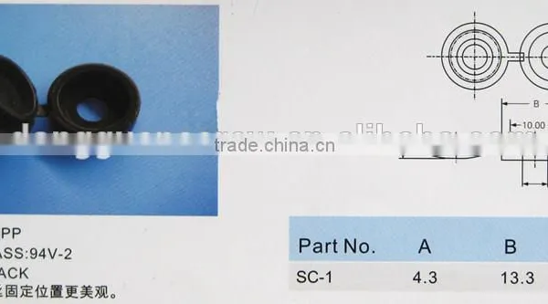High Quality Low Price Environmental Plastic Screw Cover photo-3